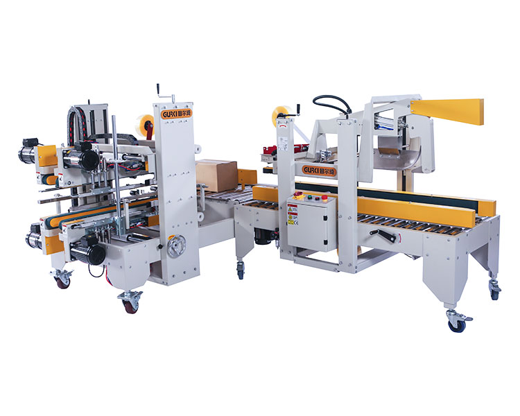 Automatic folding and four sides and corners sealing