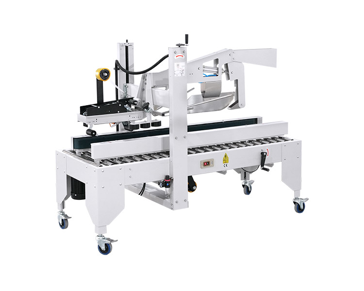 Double column flaps folding carton sealer